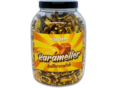 Karameller, Butterscotch/fløde, 1200 gr.