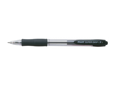 Kuglepen Pilot Super Grip F 0,7 mm sort