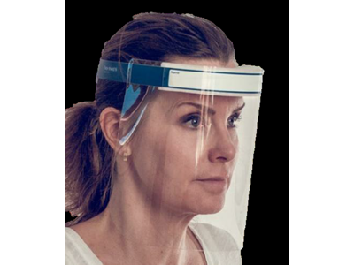 Visir hvid tyk skumpude PE-skærm CE-Godkendt