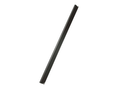 Klemrygge A4 6 mm sort