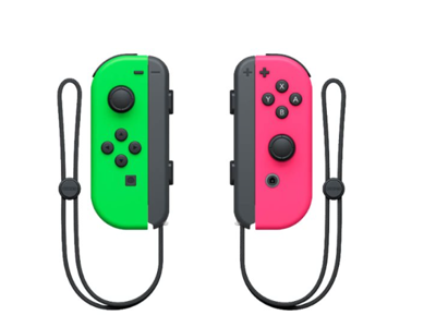 Nintendo Switch Controllere grøn/pink