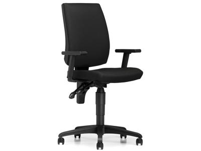 Kontorstol med armlæn | Sono Taktik | Sort