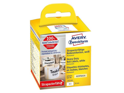 Avery etiketter 59x102mm 50 stk. polyester A1976414