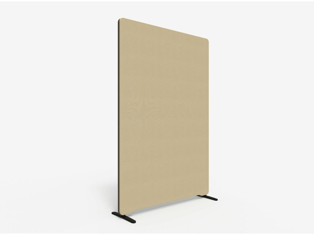 Lintex Gulvskærm Edge 1200 x 1800 mm Beige Fiji Stof/sort Kantliste
