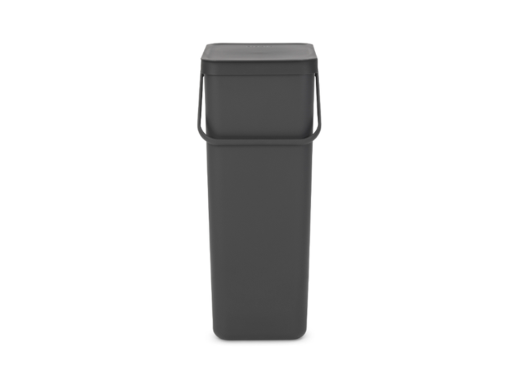 Brabantia Affaldsspand med låg | 40 Liter | Sort