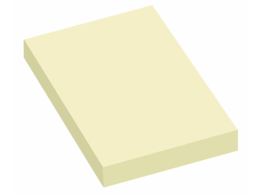 Notes 50x75 mm Info  12 blokke