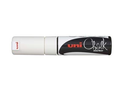Chalkmarker Uni PWE-5M hvid