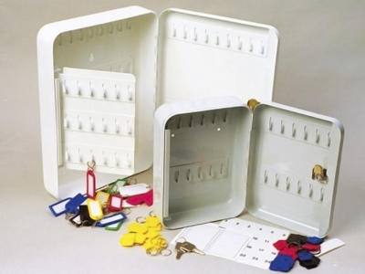 Nøgleskab til 50 nøgler Hvid