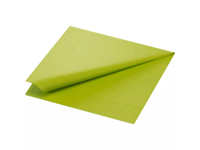 Servietter 33x33 cm 3-lags kiwi Duni 8x125 stk