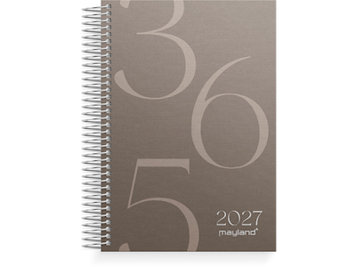 Dagkalender mønstret karton 2027