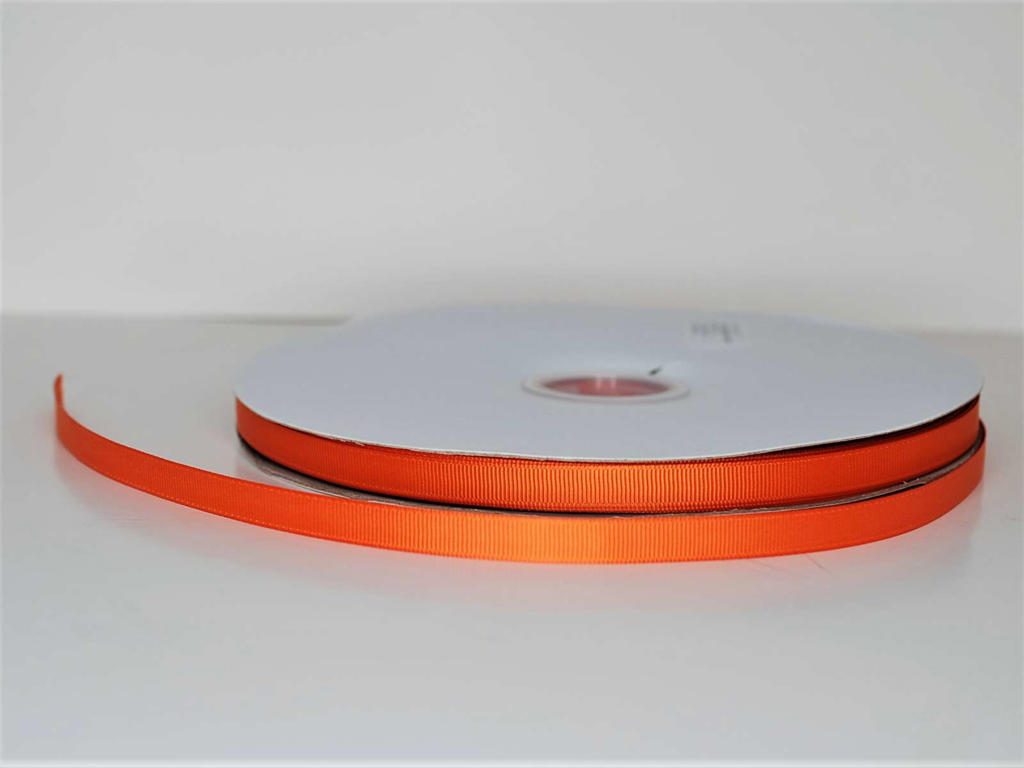 Gavebånd | 9mm x 91m | ribbet | orange