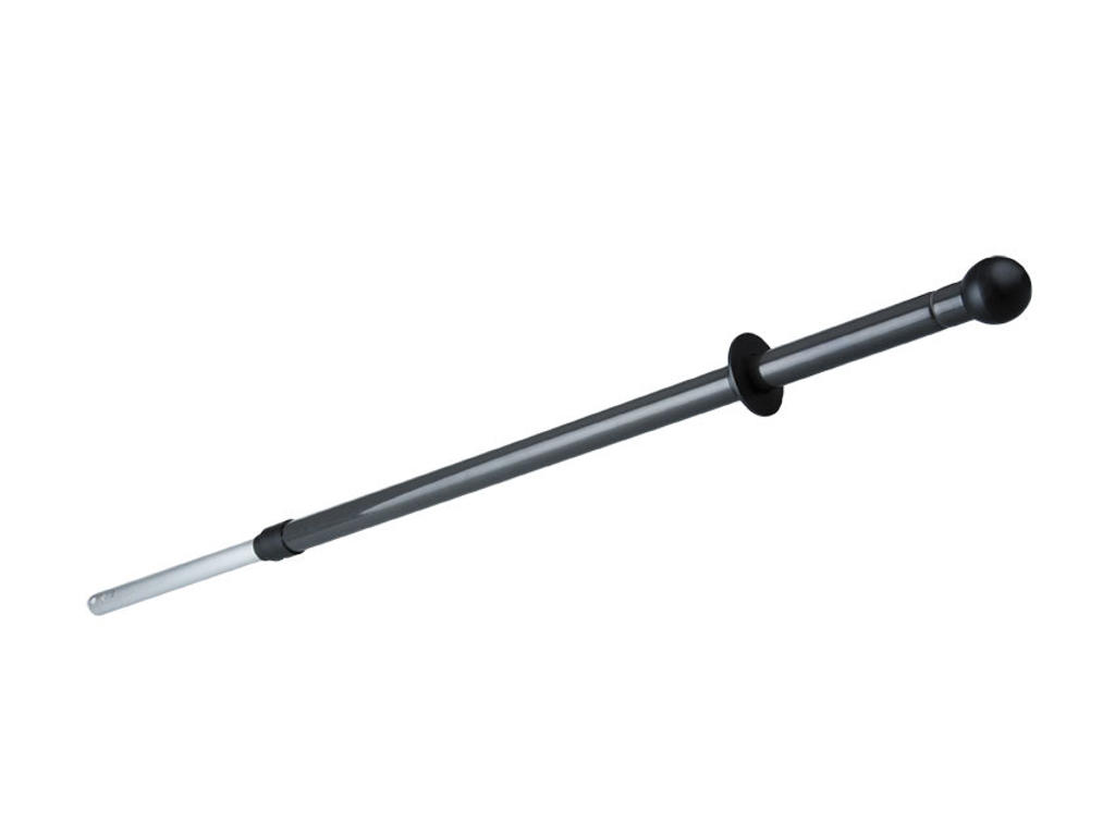 Teleskopskaft med drejelig gummikugle 100-170 cm