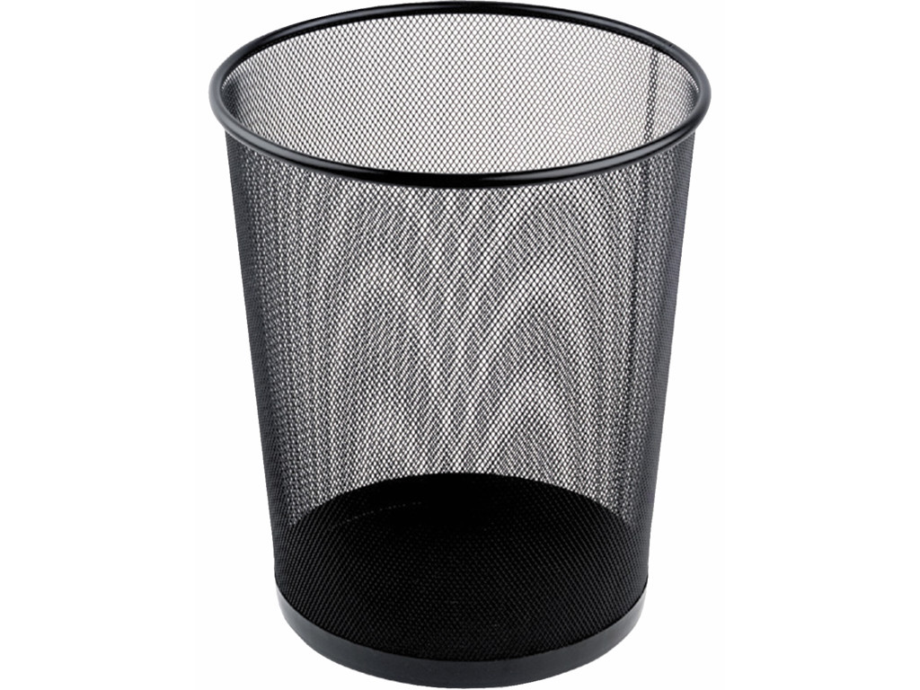 Papirkurv tråd metal 18 liter sort