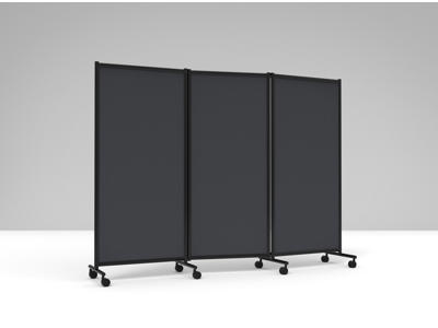 Lintex One Screen 3-delt, mørkegrå 2280 x 1705 mm