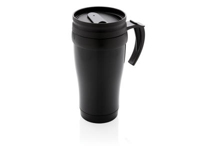 Krus i rustfrit stål, sort