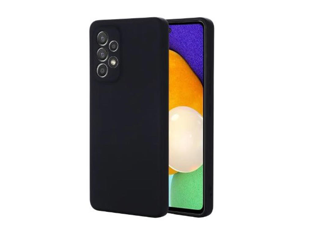 Estuff Samsung Galaxy S23 FE Madrid Silicone Cover - Black