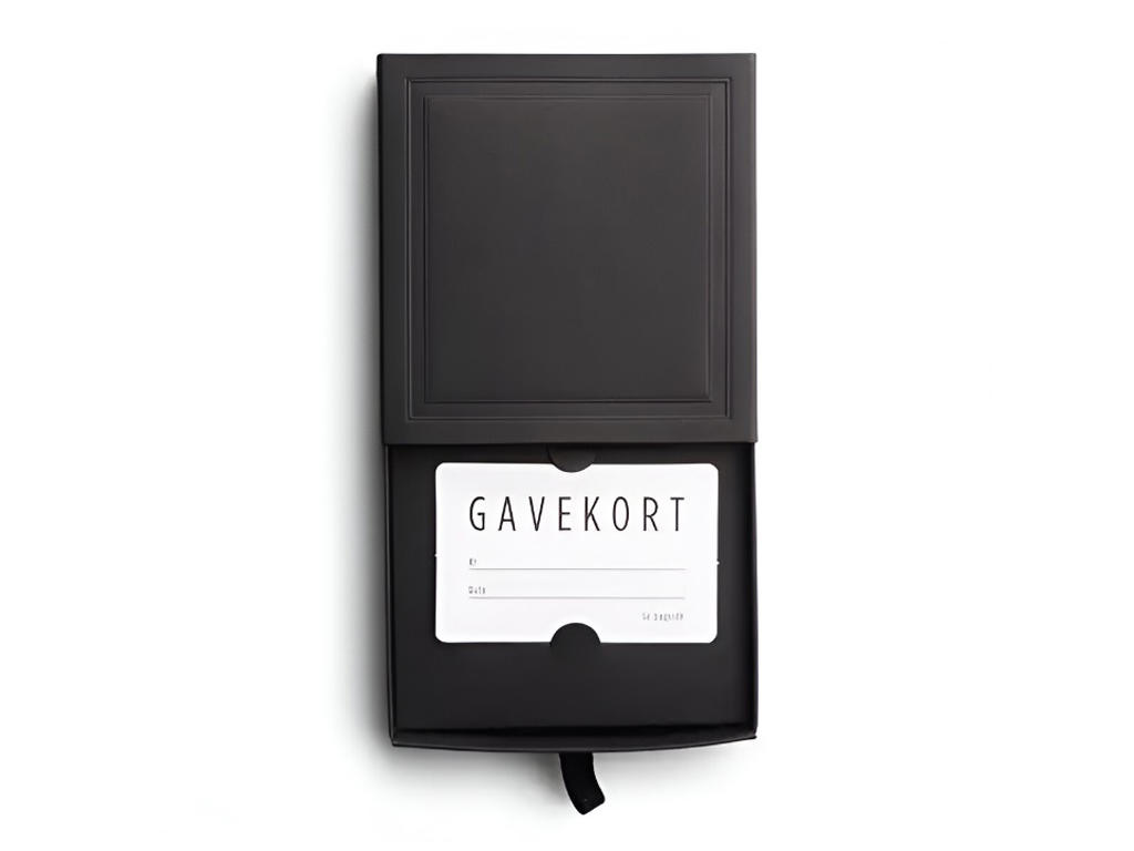Gavekortæsker | 11x11x3cm | Sort | 100 stk