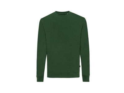 Iqoniq Zion Crew neck sweatshirt i genanvendt bomuld, forest green