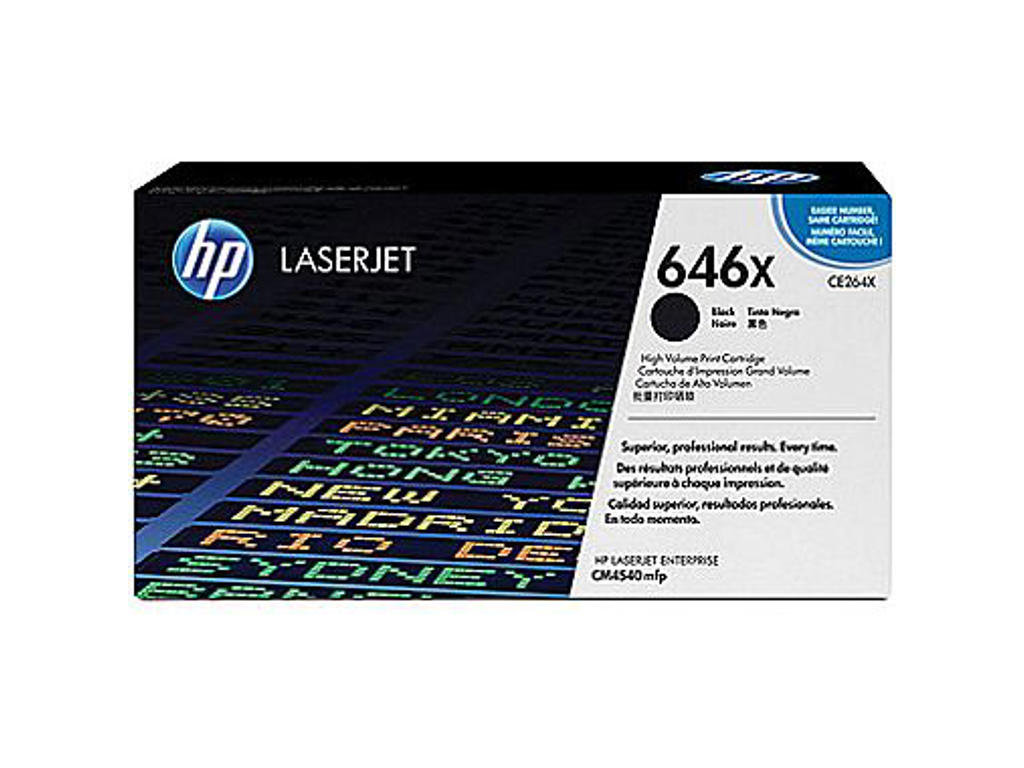 HP 646X toner CE264X sort, 17000 sider