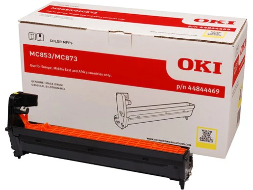 OKI tromle MC853/873 gul 30K, 30000 sider