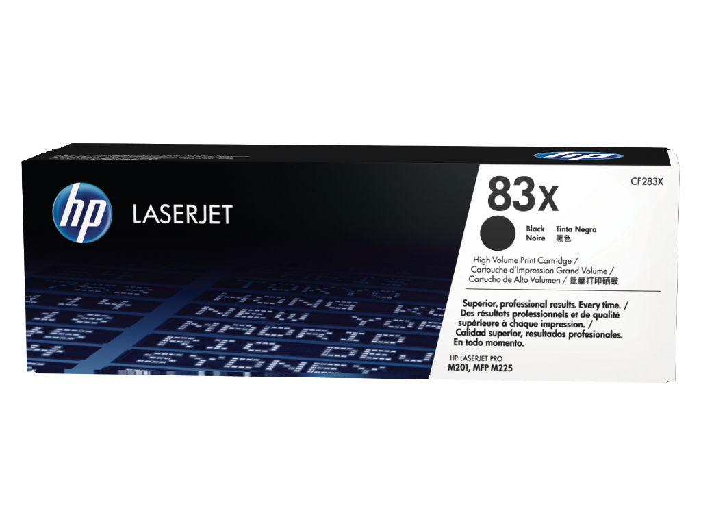 HP 83X toner CF283X sort, 2200 sider