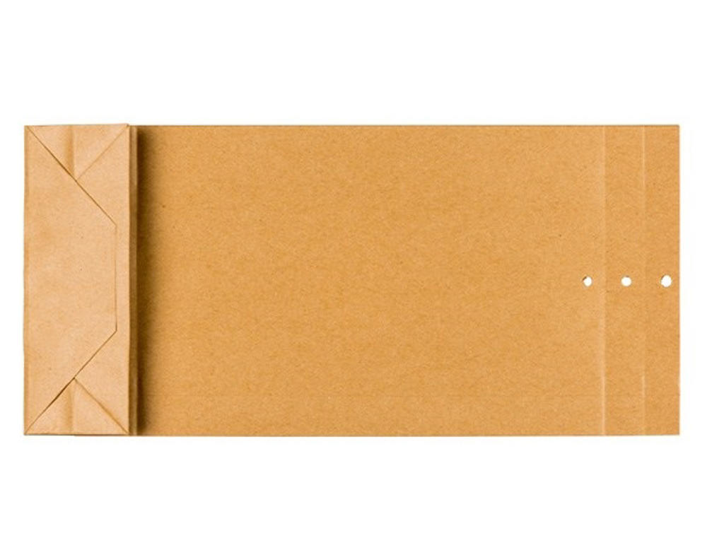 Prøveposer 250x425x50 mm 11824 brun 250 stk.