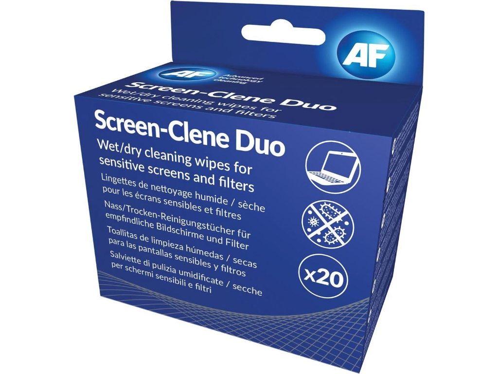 Renseserviet våd-tør 20 stk