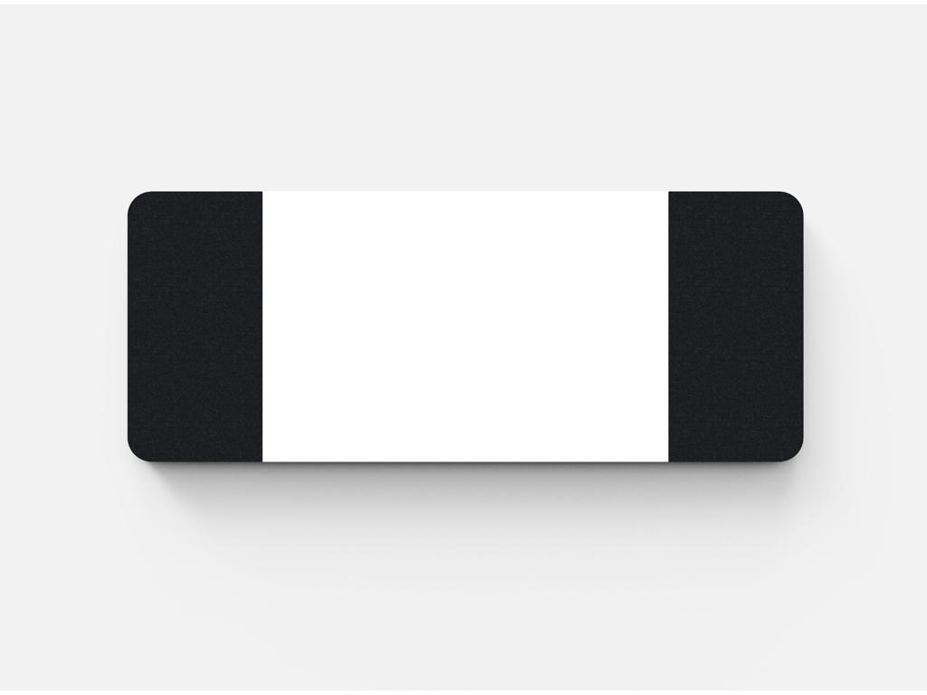 Lintex Mood Fabric Wall, glas midt  2500 x 1000 (1500 x 1000 / 500+500 x 1000)