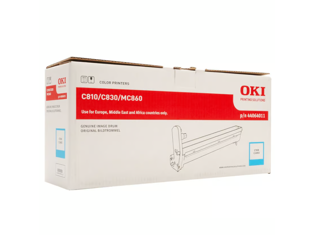 OKI Tromle C810/C830/MC860 Cyan, 20000 sider