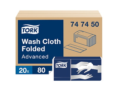 Vaskeklud Tork Advanced 747450 hvid