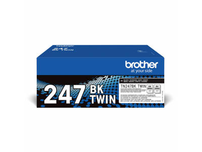 Brother toner TN-247BKTWIN sort twinpack, 6000 sider