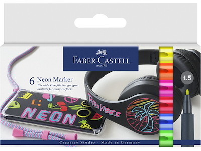 Paintmarker Faber Castell Neon 6 ass. farver