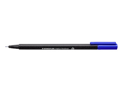 Fineliner Staedtler triplus 334 blå