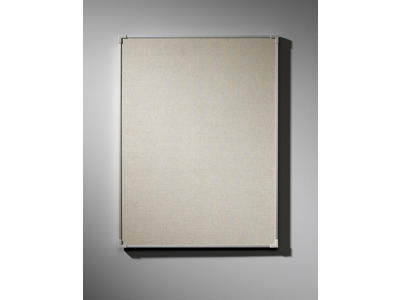 Opslagstavle Lintex Boarder 90,5x120,5 cm naturstof med aluramme