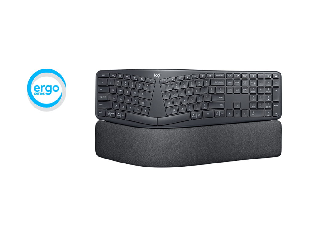 Tastatur Logitech trådløs ERGO K860