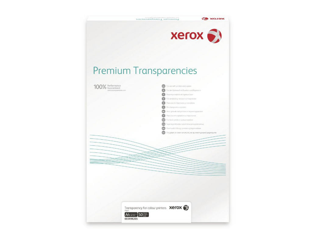 Transparent A4 Xerox Premium universal laser/kopi 50 stk