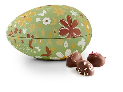 Butterflies & Flowers metalæg | Økologiske marcipanæg 170g.