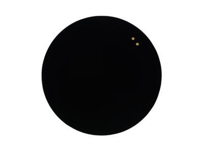 Magnetisk glastavle Naga | Ø 45 cm | Sort