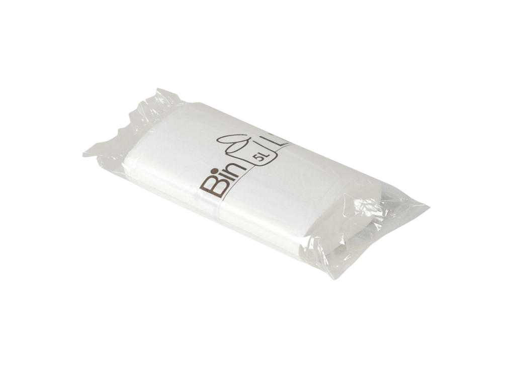 Spandeposer 34x39 5L Lldpe Hvid M/stjernebund 20 stk