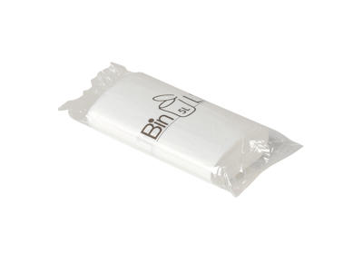 Spandeposer 34x39 5L LLDPE hvid m/stjernebund 20 stk