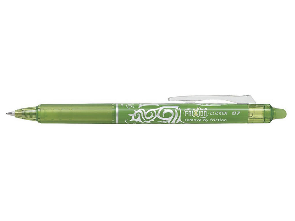 Kuglepen Pilot FriXion Clicker 0,7 mm lime
