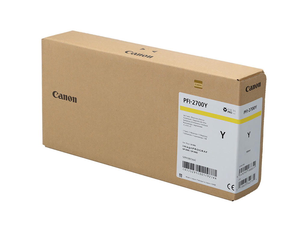 Canon blæk PFI-2700 Y yellow