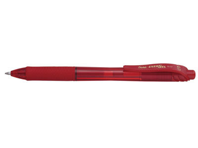 Rollerpen Pentel EnerGelX BL107 rød 0,7 mm