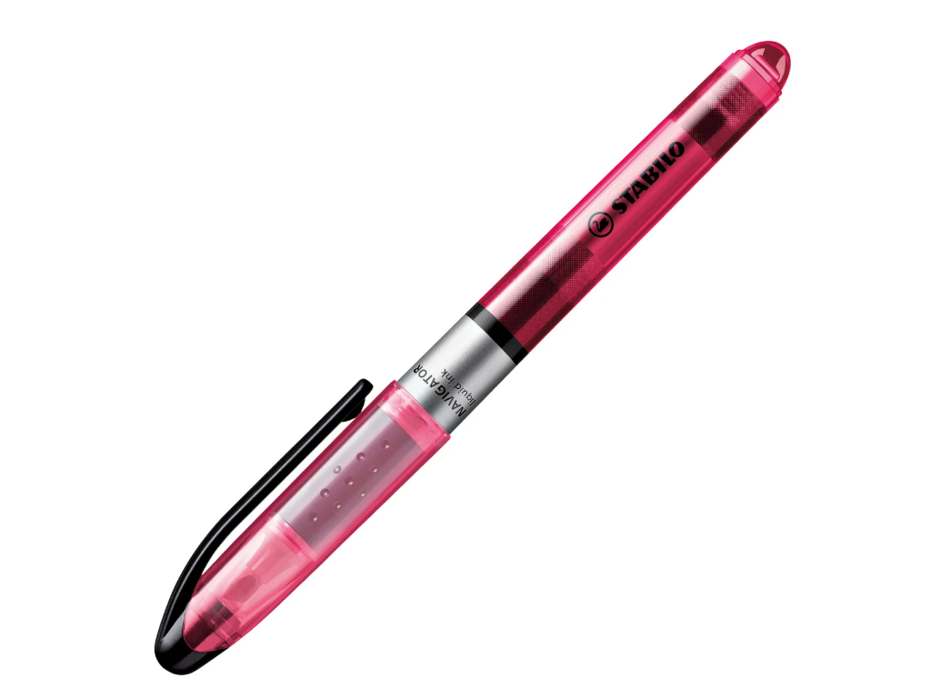 Overstregningstusch | Stabilo | Navigator | pink