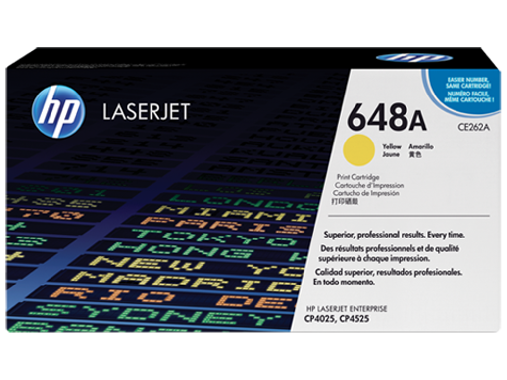 HP 648A toner CE262A gul, 11000 sider