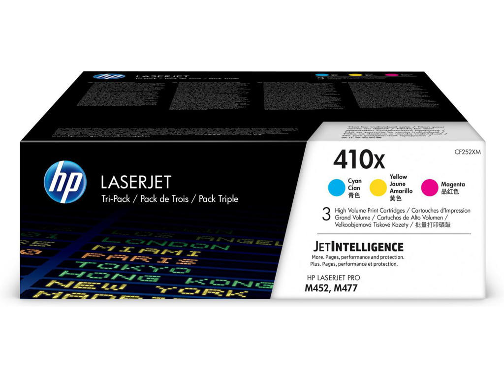 HP 410X toner CF252XM  CMY, 5000 sider