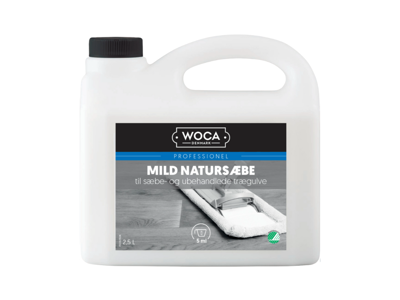 Trægulvpleje WOCA mild natursæbe 2,5 L uden farve og parfume