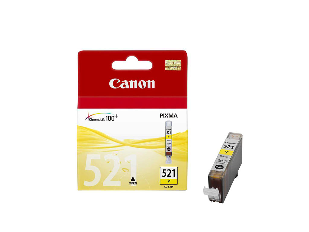 Canon blæk CLI-521 Y yellow