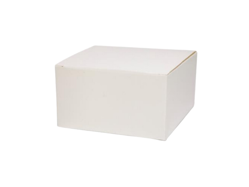 Gavekortæsker | 11x11x7 cm | Hvid | Blank |