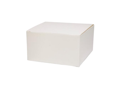 Gavekortæsker | 11x11x7 cm | Hvid | Blank | 100 stk.